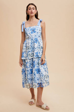 Iris Floral Midi
