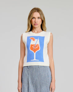 Summer Spritz Sweater Vest Top