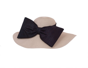 Silk Bow Spectator Hat