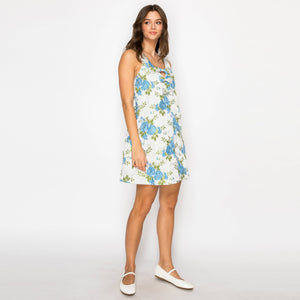 Jacquard Brocade Mini Dress