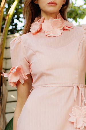 Liliana 3D Floral Midi Dress