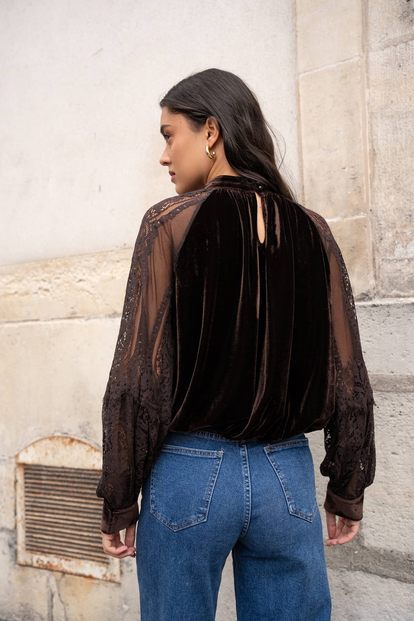 Mixed Media Blouse