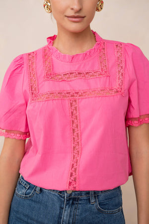Victorian Collar Lace Top
