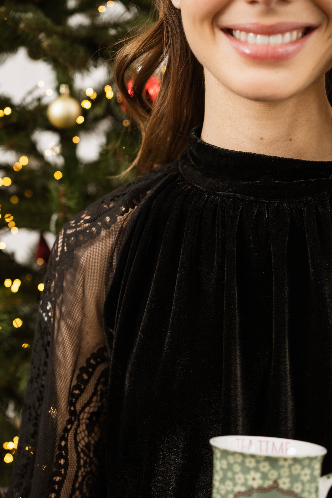 Mixed Media Blouse