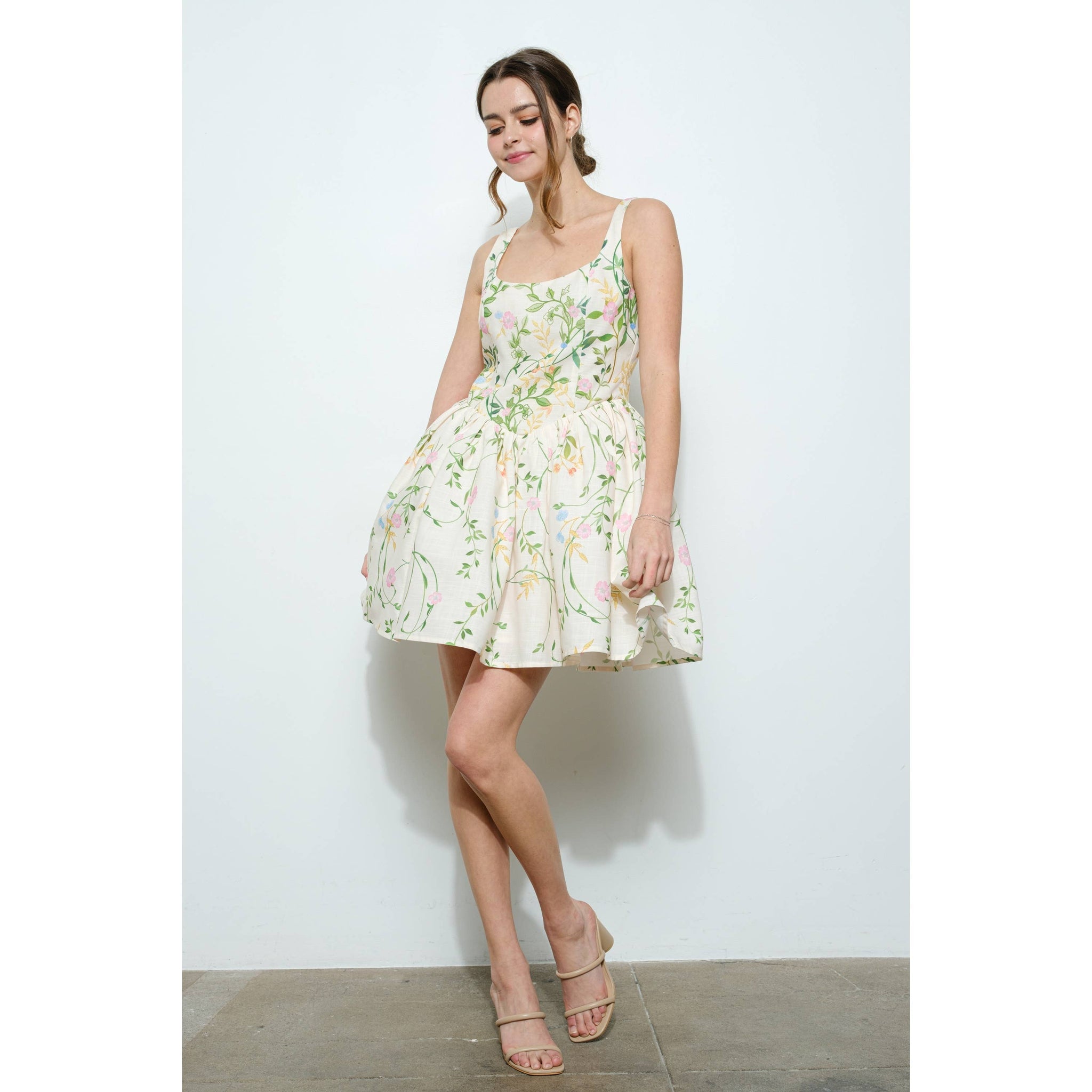 Adeline Flare Mini Dress