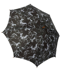 AWST Intl - Lila Linear Horses Umbrella