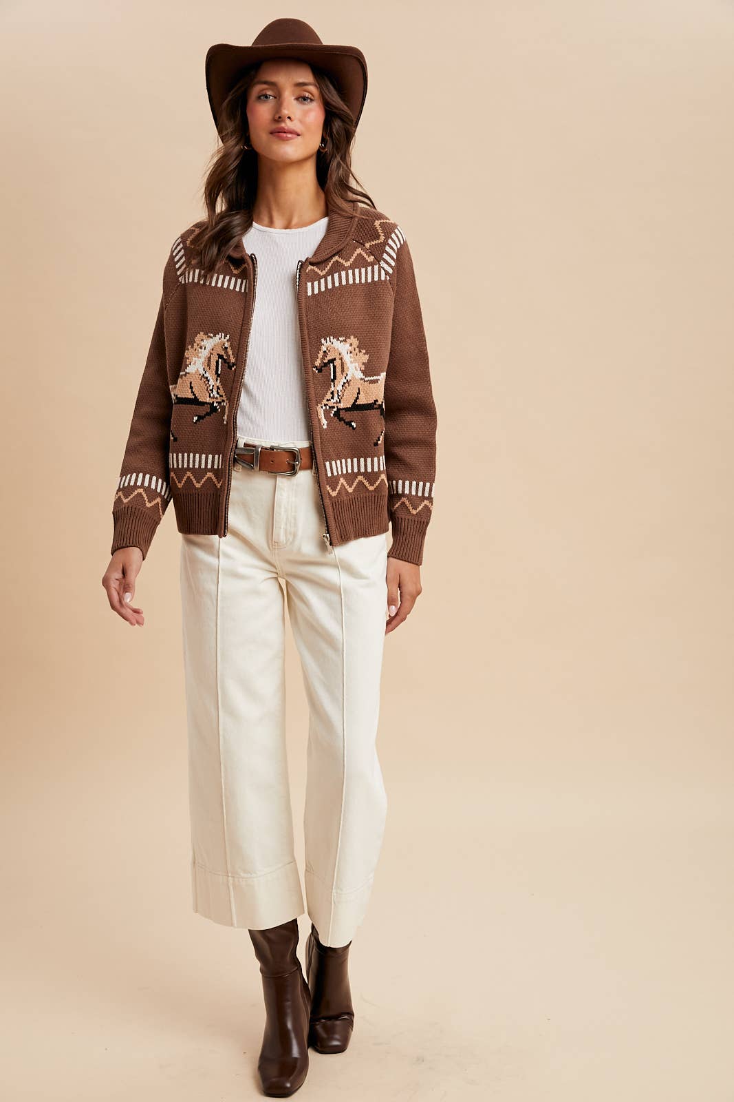 Zip Front Cardigan