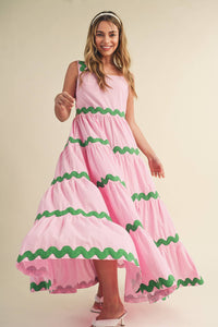 Ric Rac Tiered Midi