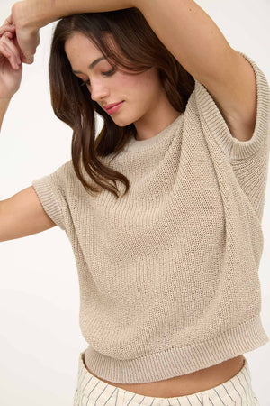 Knit Batwing Sweater Top