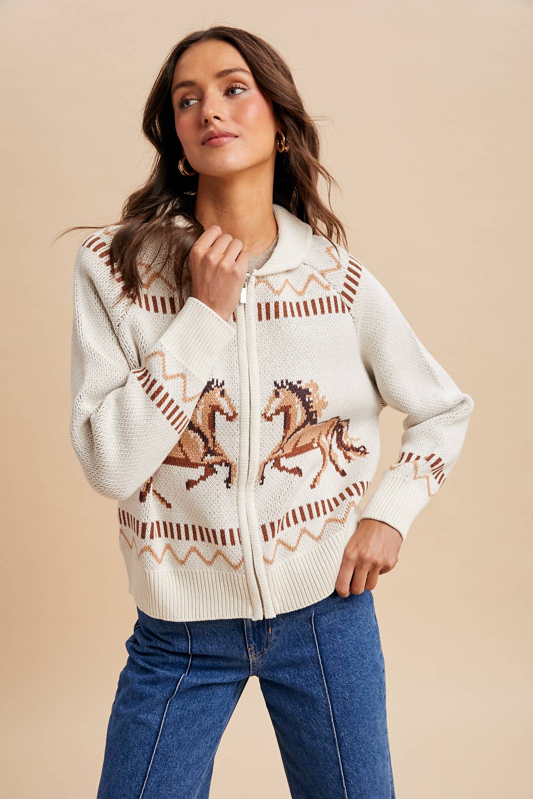 Zip Front Cardigan