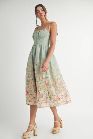Emilia Floral Midi Dress