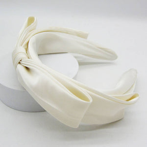 Elegant Femme Low Drop Bow Headband