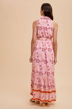Nina Button Down Maxi Dress