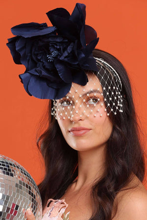 Morgan & Taylor - Cindy Fascinator in Navy