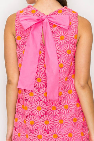 Pink Daisy Shift