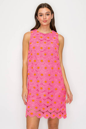 Pink Daisy Shift