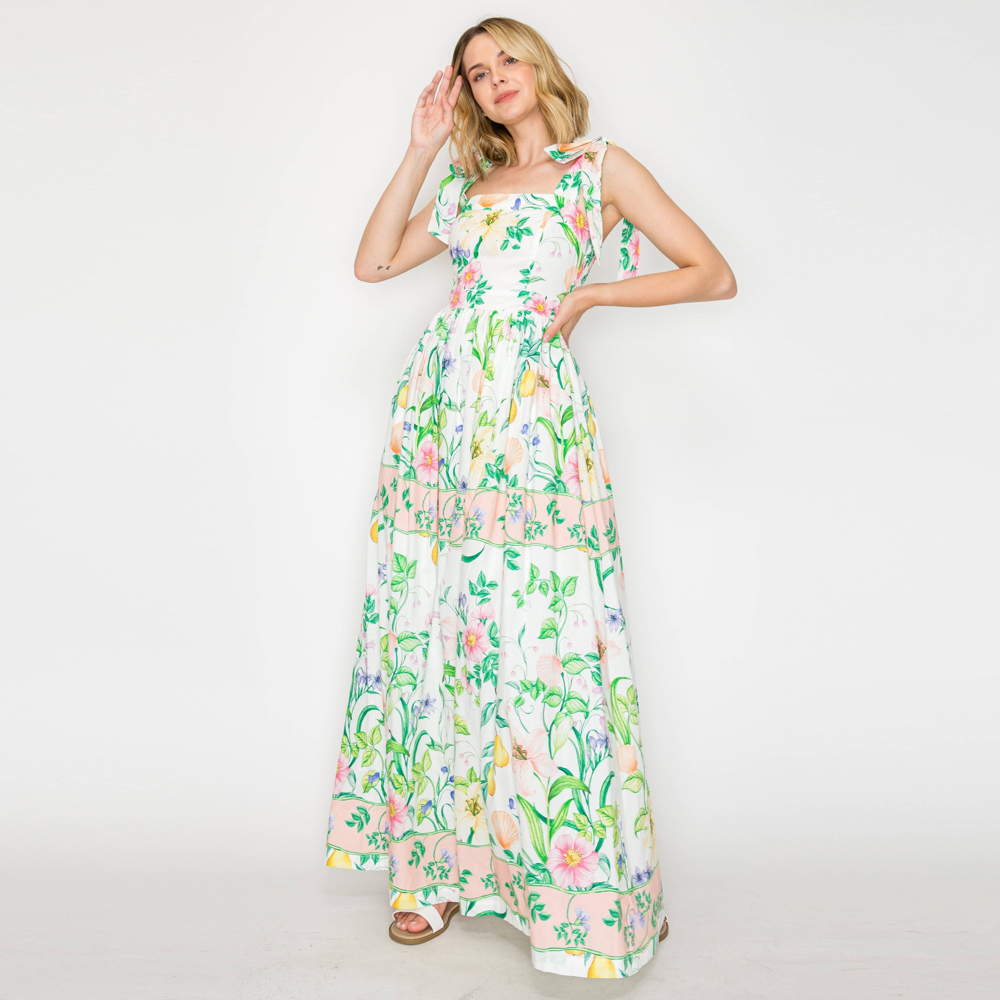 Romantic Garden Maxi Dress