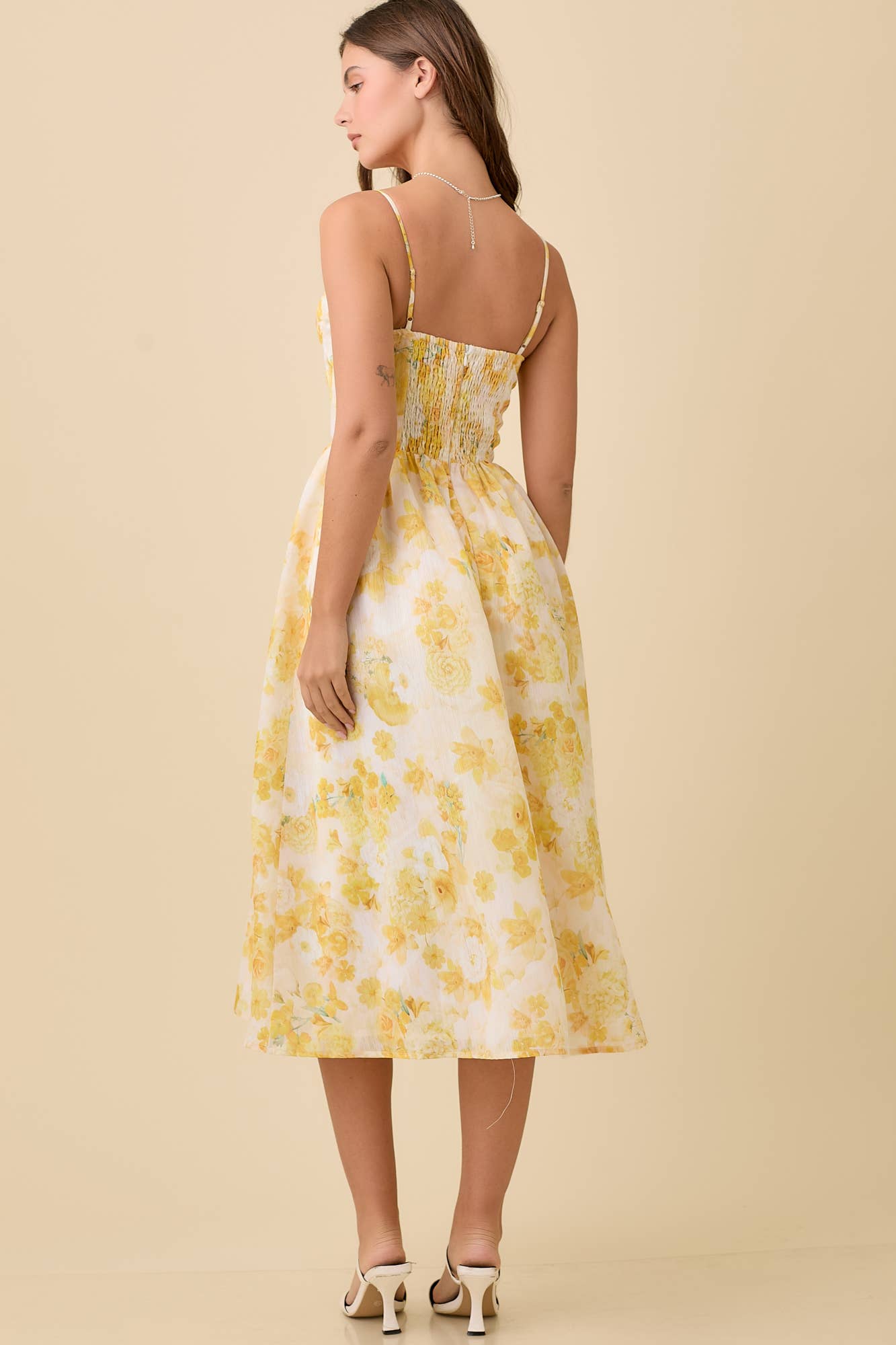 Sunshine Floral Midi Dress