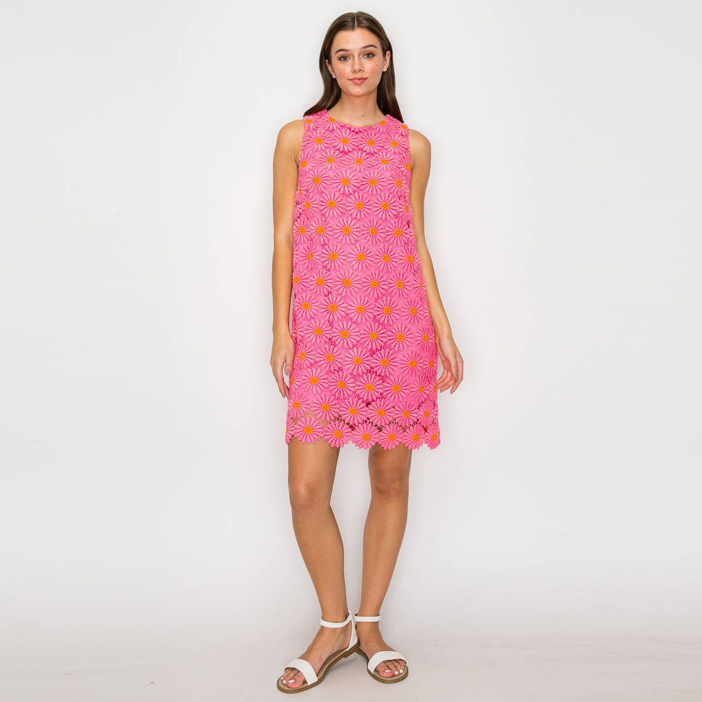 Pink Daisy Shift