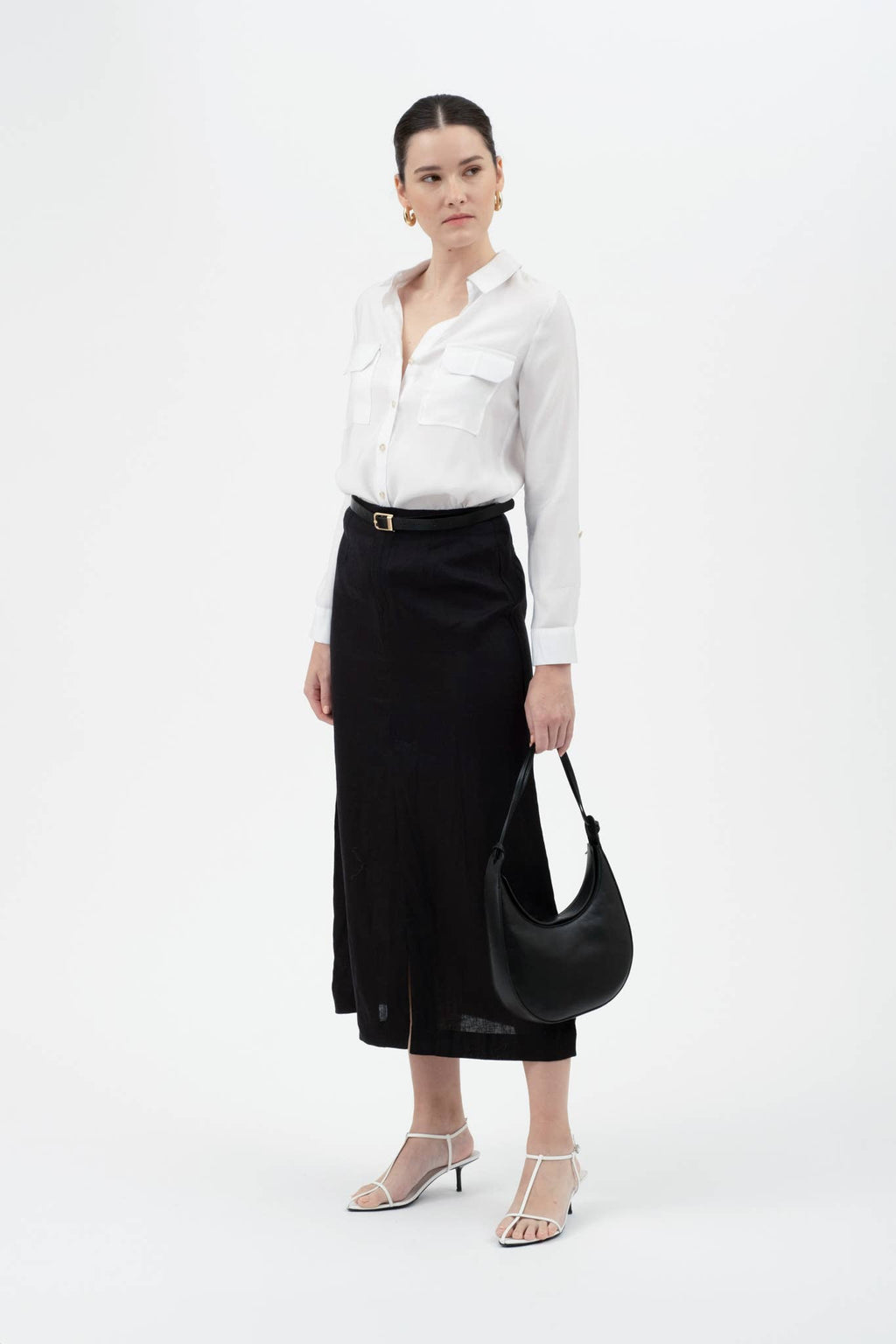 Tab Button Down Shirt