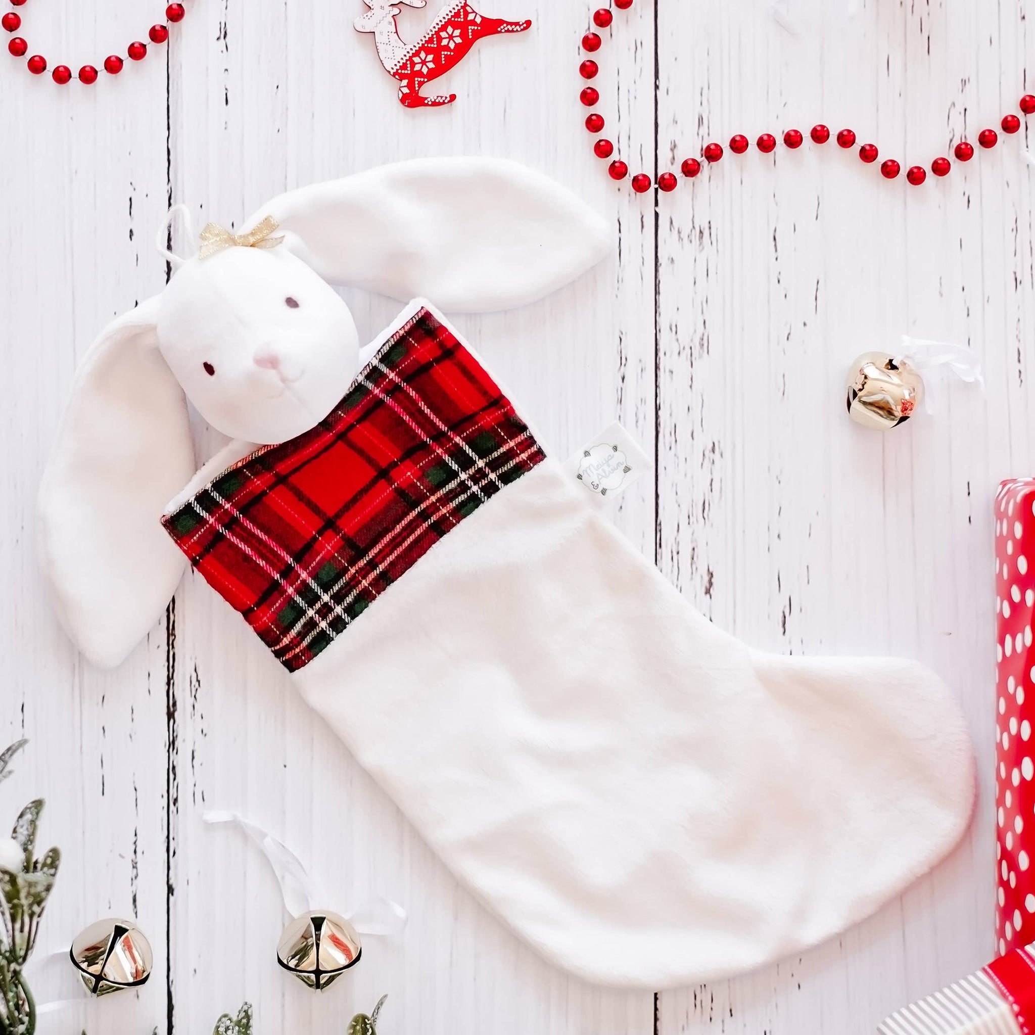 Havah the Bunny Holiday Stocking