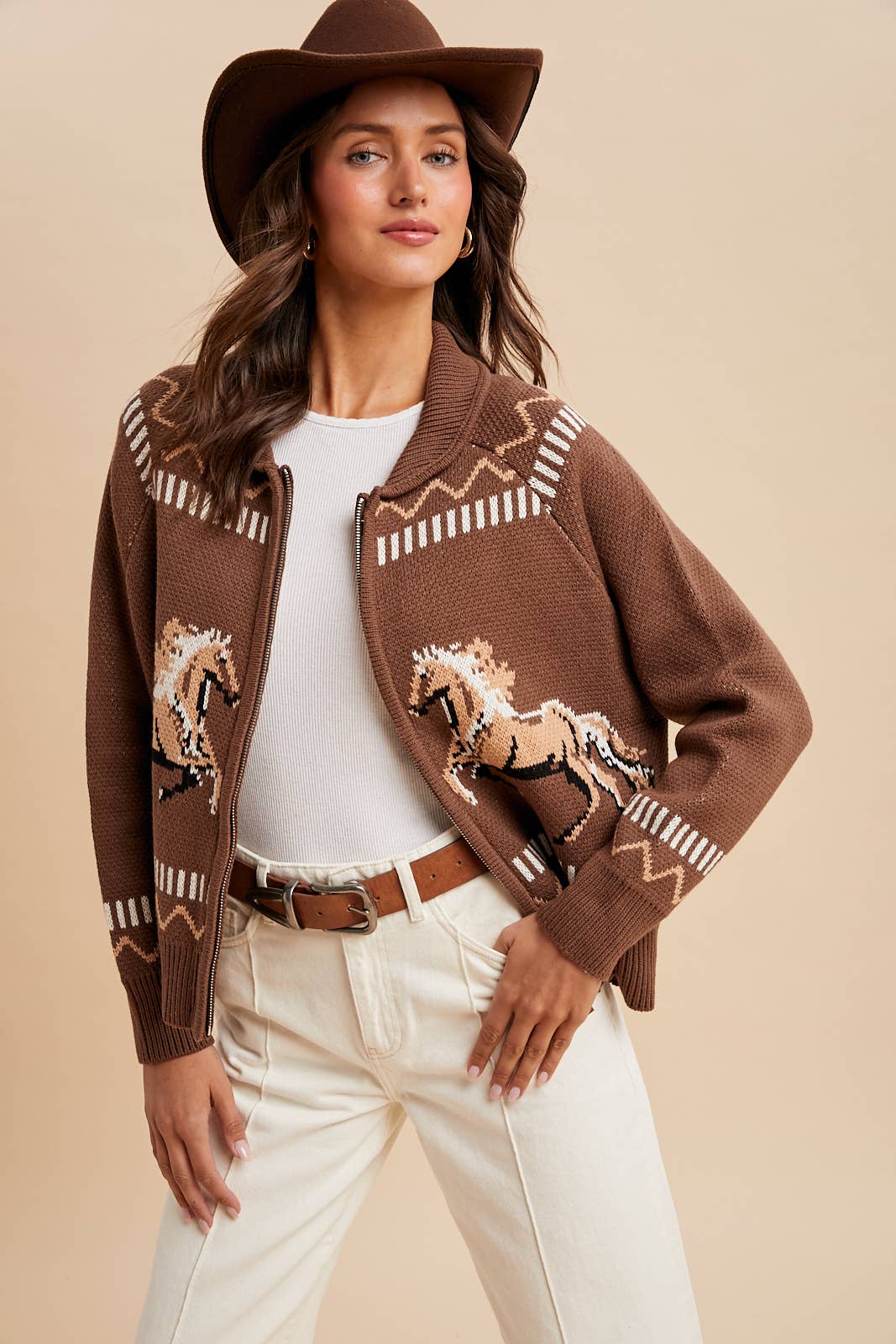 Zip Front Cardigan