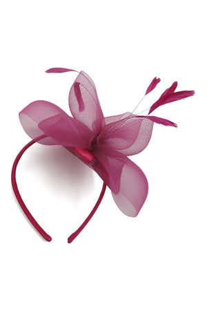 Morgan & Taylor - Elisa Fascinator in Cerise