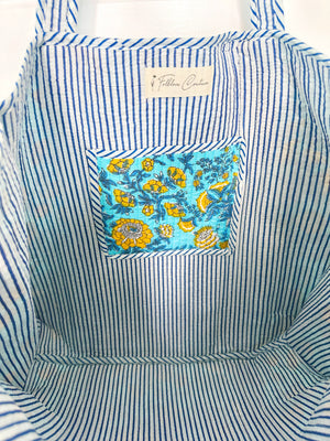 Cotton Quilted Tote Bag | Large Shopping Tote Bags | Floral