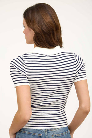 Collared Knit Top