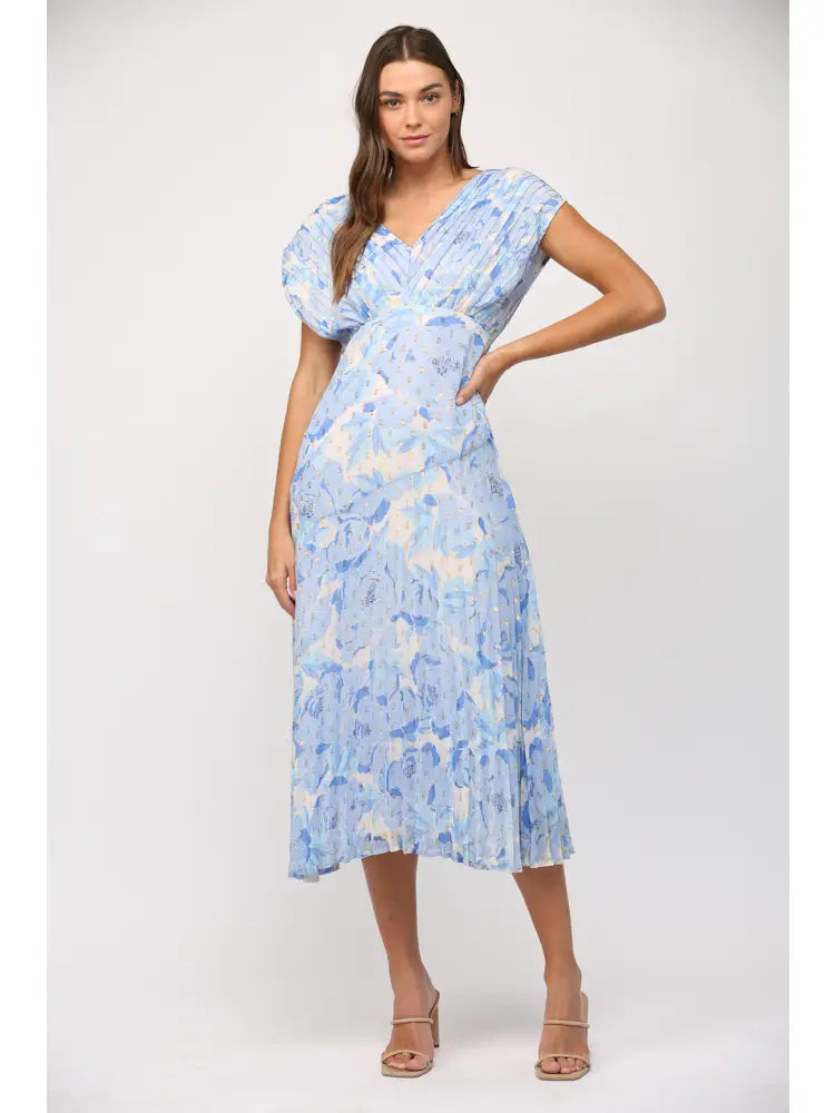 Azul Lurex Midi