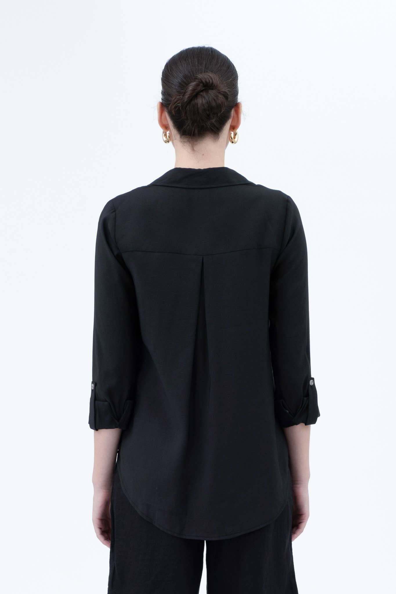 Tab Button Down Shirt