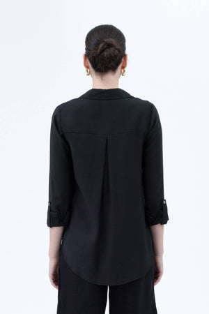 Tab Button Down Shirt