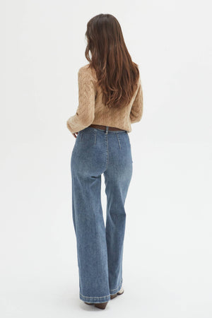 Campell High Rise Wide Leg Jean