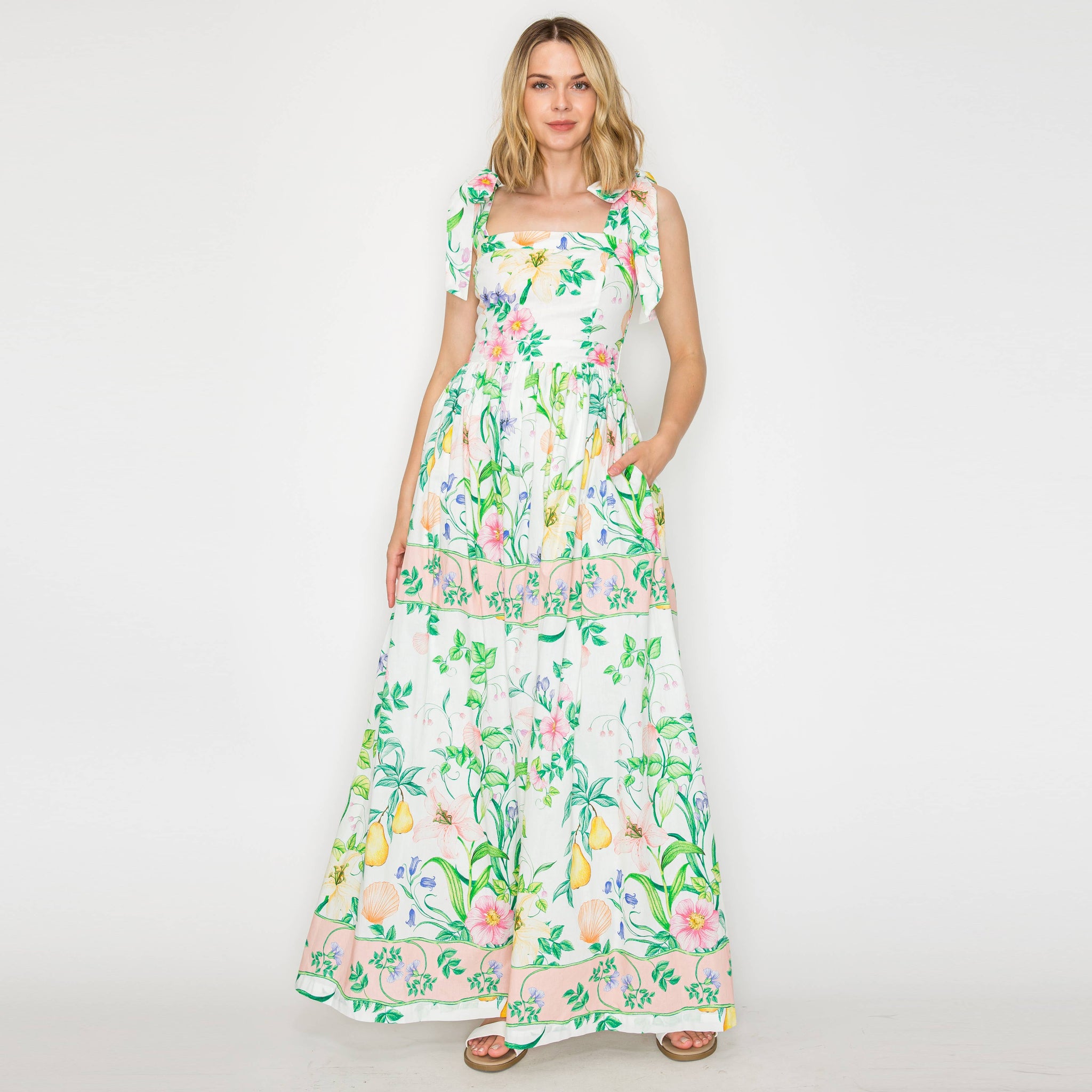 Romantic Garden Maxi Dress