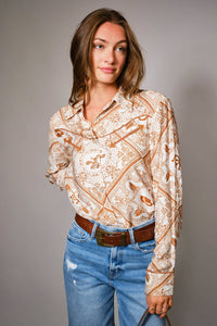 Western Button-Up Shirt