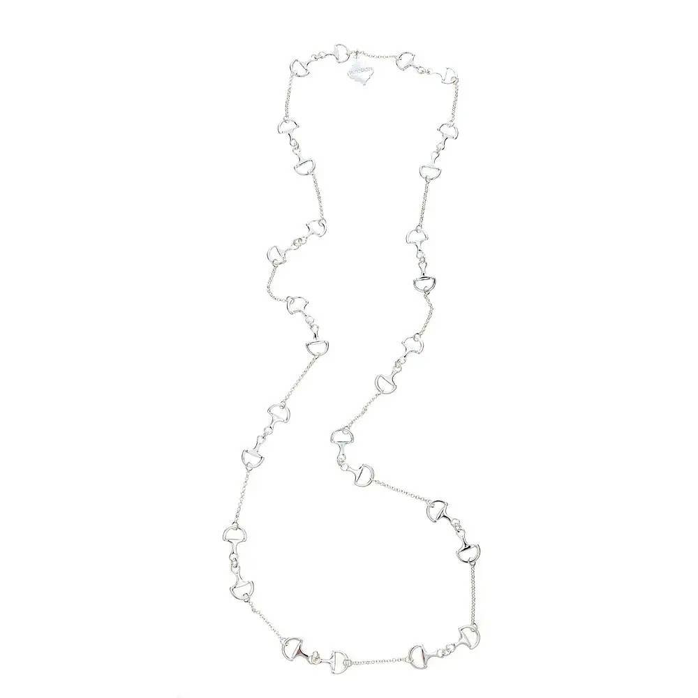 Fornash - Long Baby Horsebit Necklace