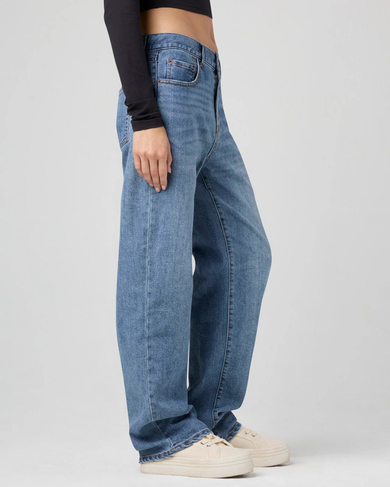 Boyfriend Jean Medium Wash