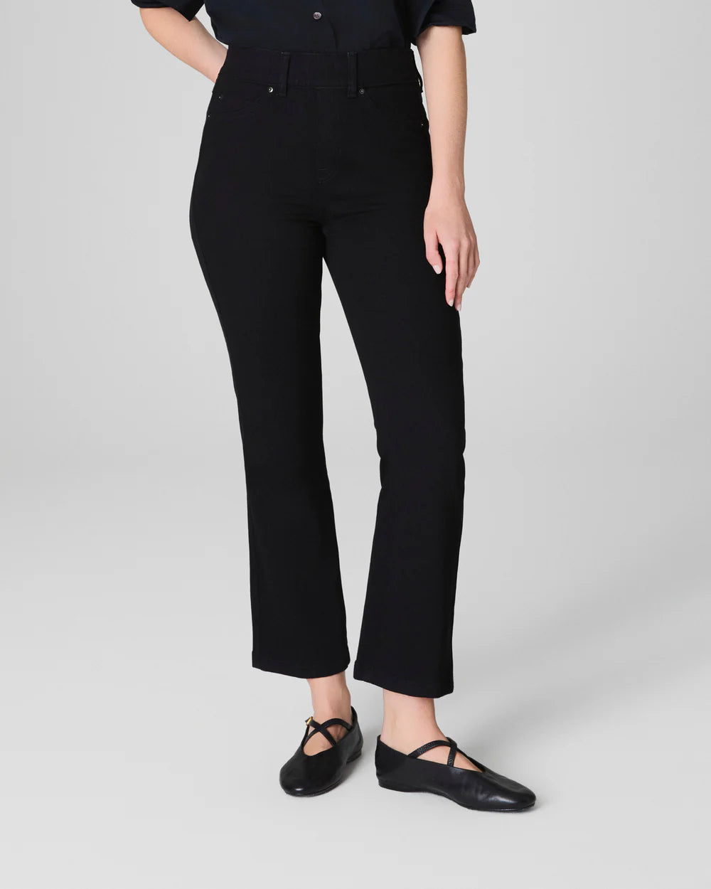 SPANXshape™ Black Kick Flare Jeans