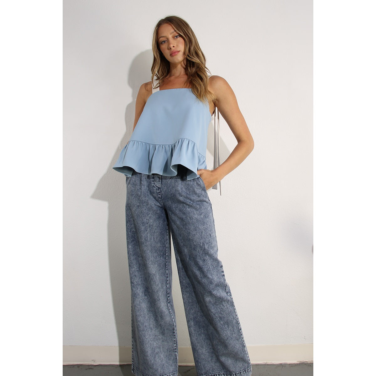 Ruffle Crop Top