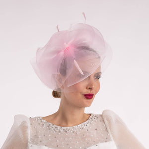 Crinoline Fascinator Red