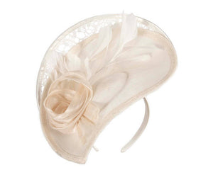 Sinamay & Lace Fascinator