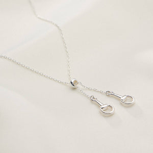 Gold Dipped Bit Charm Necklace - 18K Gold