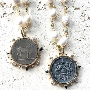 Horse Pearl Necklace