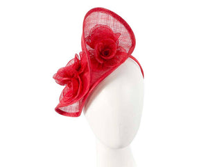 Tall sinamay fascinator by Max Alexander