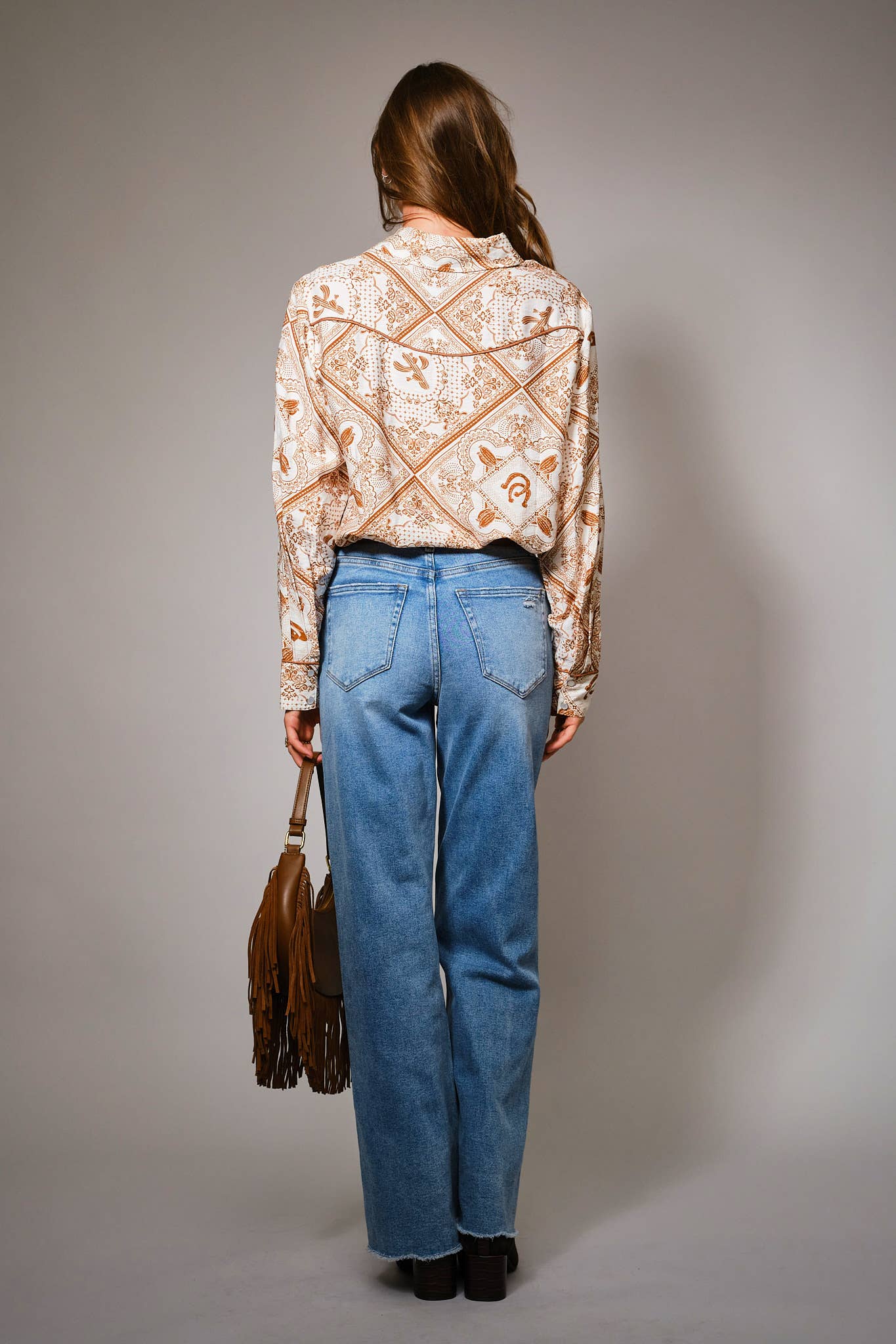Western Button-Up Shirt