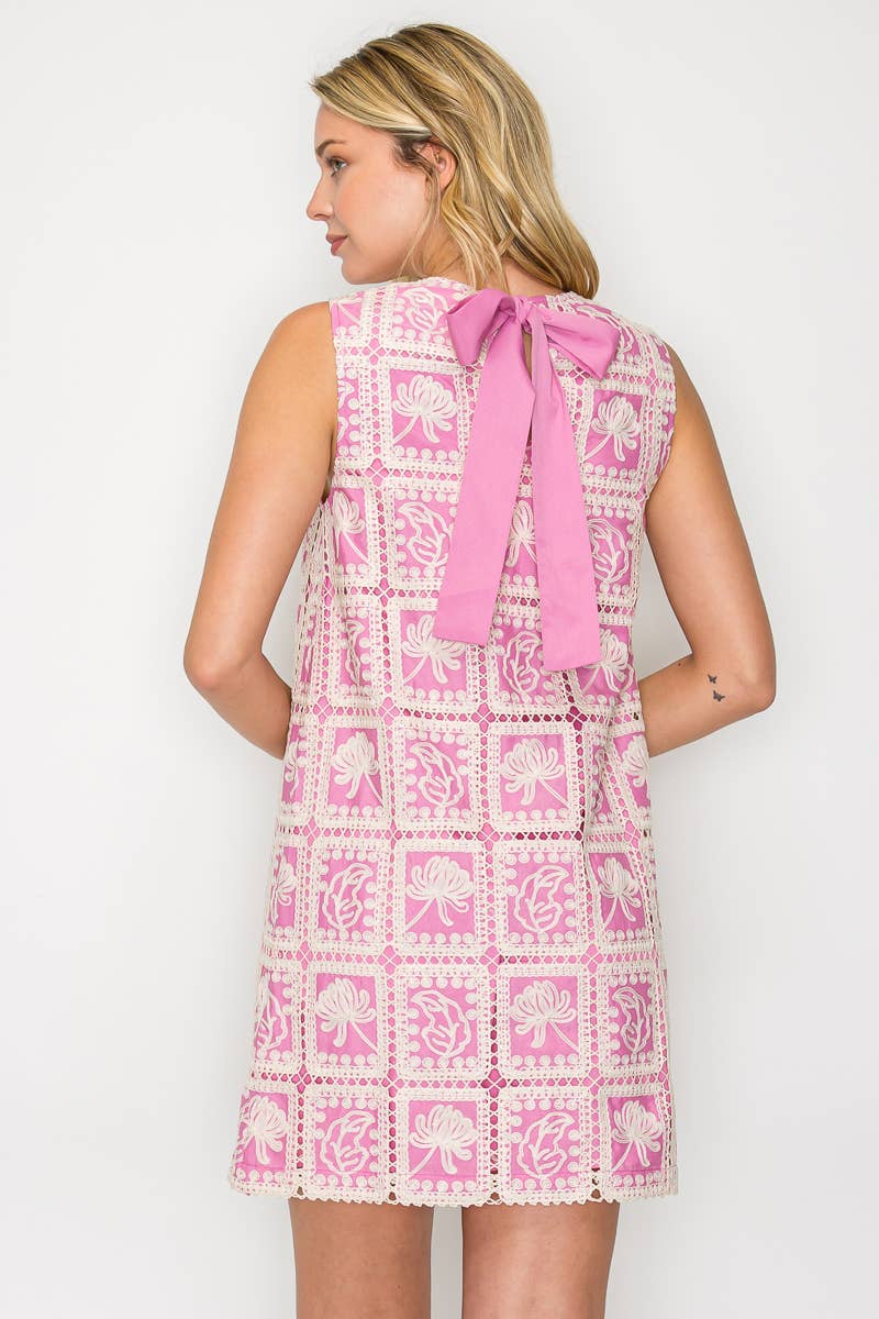 ワンピース soorploom Shift Dress 8y Orchid Pink Lace Patch Work Mini Shift Dress – Miss Scarlett