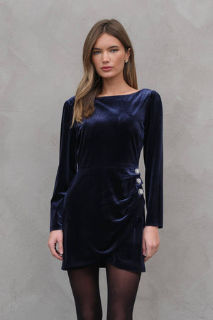 Jewel Velvet Dress
