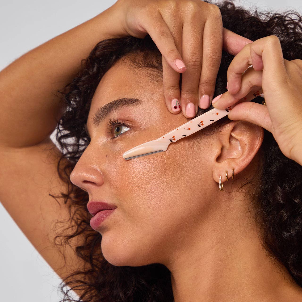 KITSCH - Recycled Plastic Dermaplaners 6pc Set - Asstd Cherry Blossom