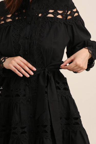 Ellie Cotton Belted Dress