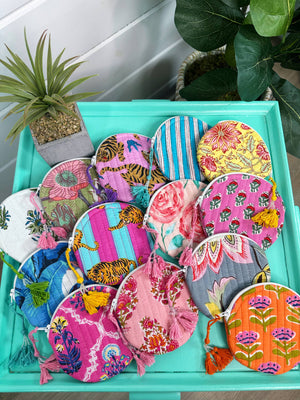 Quilted Coin Purse - Assorted Prints